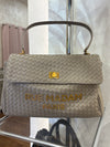 Borsa a spalla intrecciata