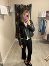 Giacca in eco pelle