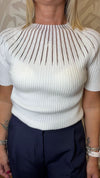Maglia in viscosa mezza manica