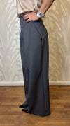 Pantalone palazzo con pences