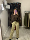 Pantalone in cotone con tasche