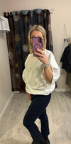 Blusa con maniche a palloncino