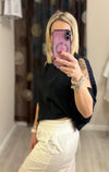 Pantaloni crop