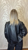Bomber in eco pelle
