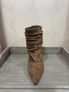 Stivaletto basso in camoscio