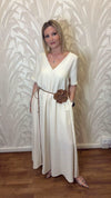 Abito maxi in viscosa