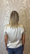T-shirt in viscosa mezza manica