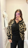Maglietta manica lunga con drappeggio