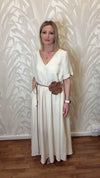 Abito maxi in viscosa