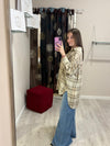 Camicia over con scritta.