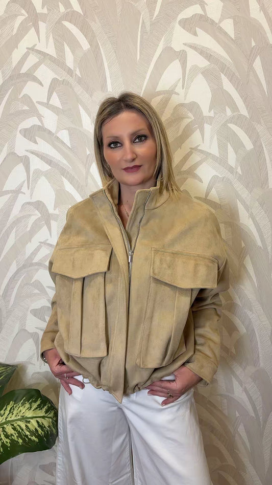 Bomber in eco dainetto