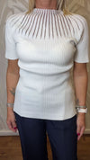 Maglia in viscosa mezza manica