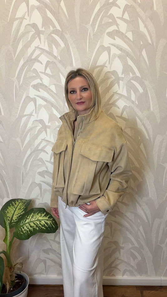 Bomber in eco dainetto