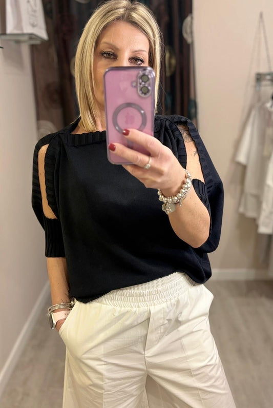 Pantaloni crop