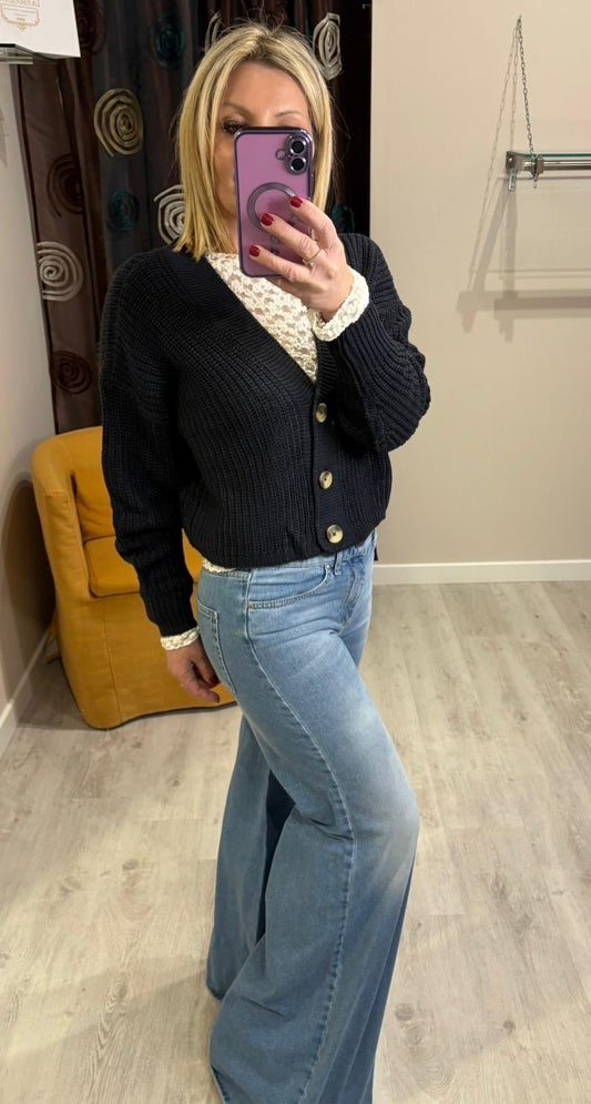 Cardigan in maglia