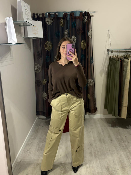 Maglia con scollo a V