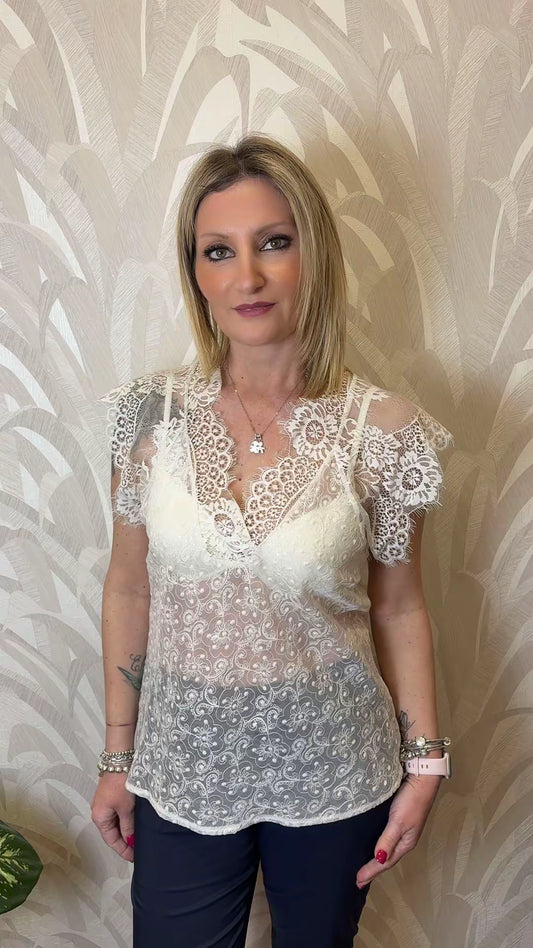 Maglia in pizzo