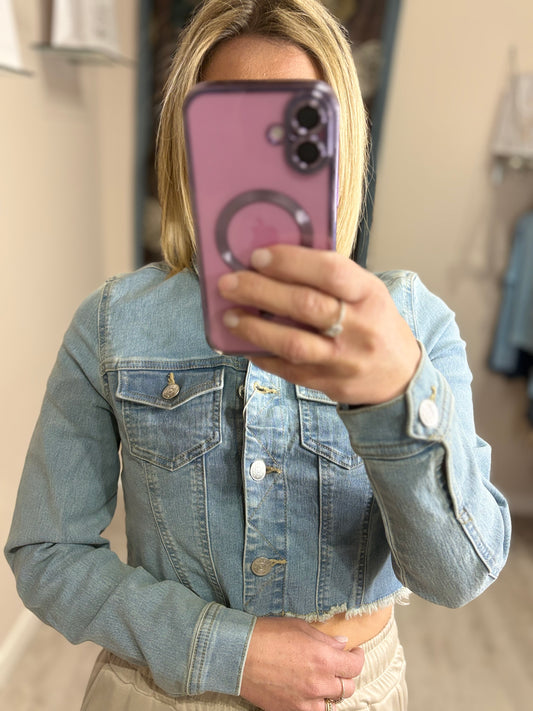 Giacca corta in jeans