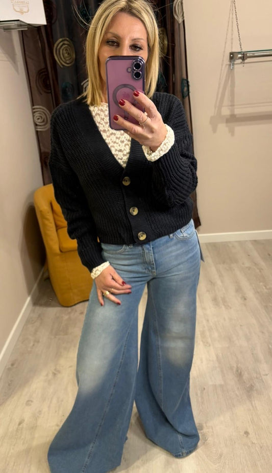 Cardigan in maglia