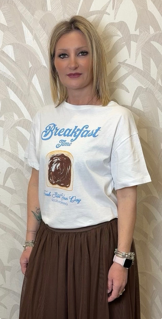 T-shirt con stampa simpatica