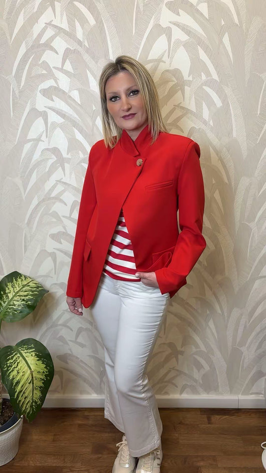 Giacca con un bottone