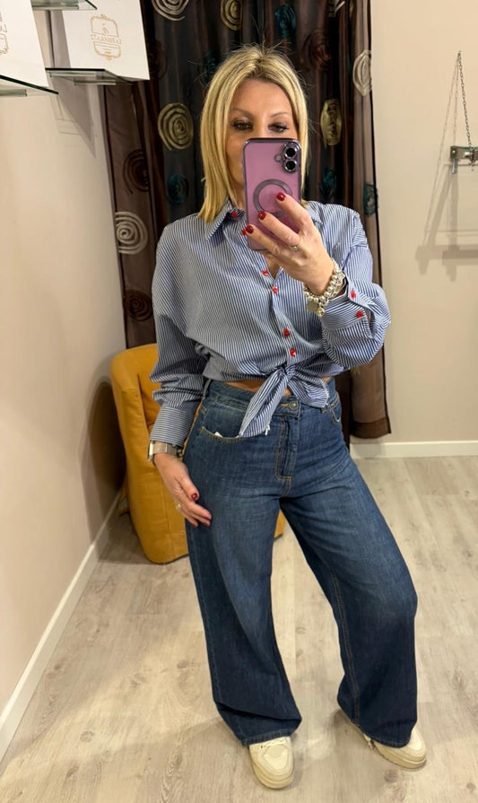 Jeans a palazzo