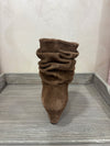 Stivaletto basso in camoscio