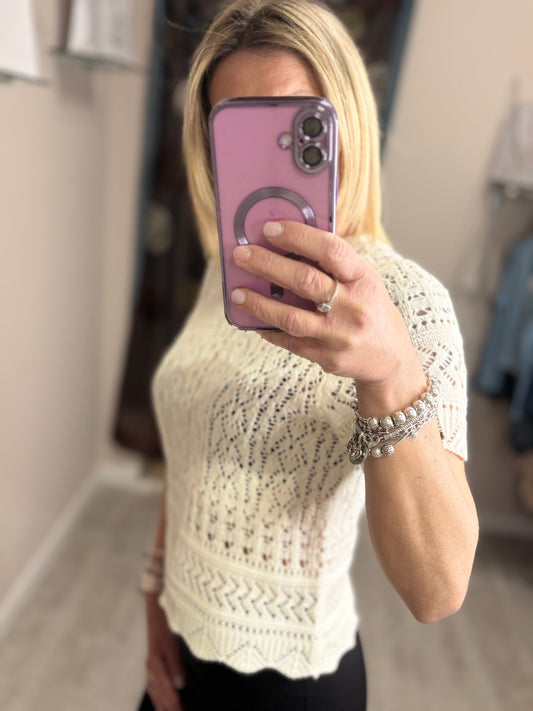 Maglia ad uncinetto