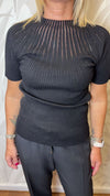 Maglia in viscosa mezza manica