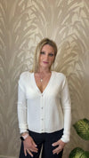Cardigan con scollo a V