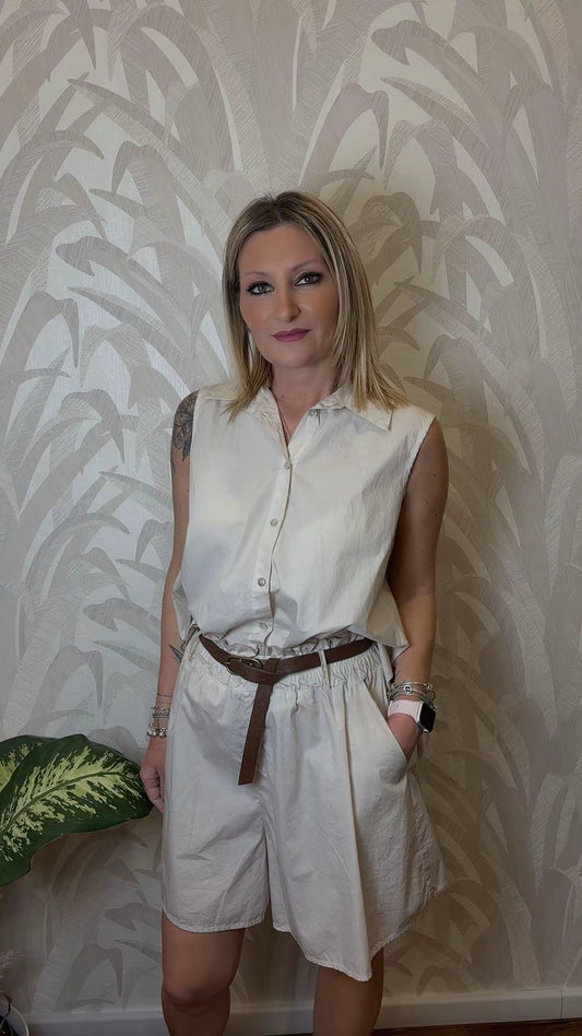 Camicia senza maniche
