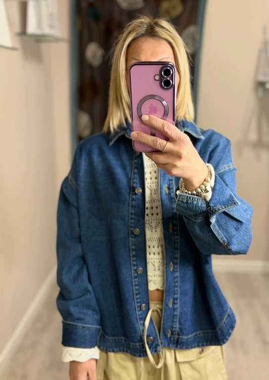 Camicia giacca in jeans