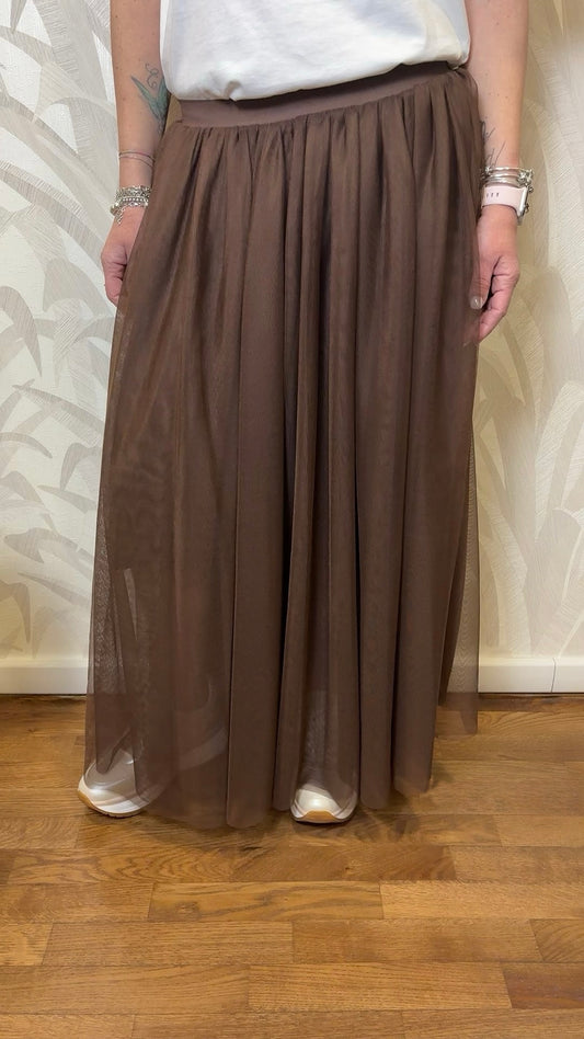 Gonna lunga in tulle