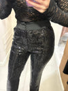 Pantalone con paillettes