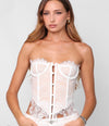 Corsetto con pizzo