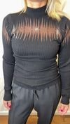 Maglia in viscosa maniche lunghe