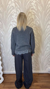 Maglione con pizzo