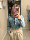 Giacca corta in jeans