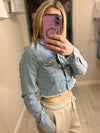 Giacca corta in jeans