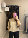 Pullover con maniche a pipistrello