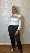 Pantalone con coulisse in vita