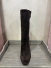 Stivale in pelle scamosciata